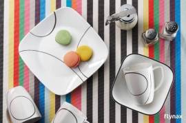 Corelle Coordinates Simple Lines 6-Piece Microwave
