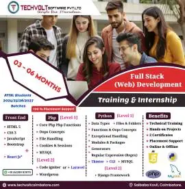 Dear Students |Pre-Final Year Students |Engineering |UG|PG Students,  Attn: Students from BE | BTech-CSE, IT, ECE, EEE, MCA, M.Sc, B.Sc, BCA MBA, PGDM, MSW, MA, BBA, B.com 2026/2026/2027/2028/2029 Pass outs Techvolt Software Pvt.Ltd, a startup level Softw