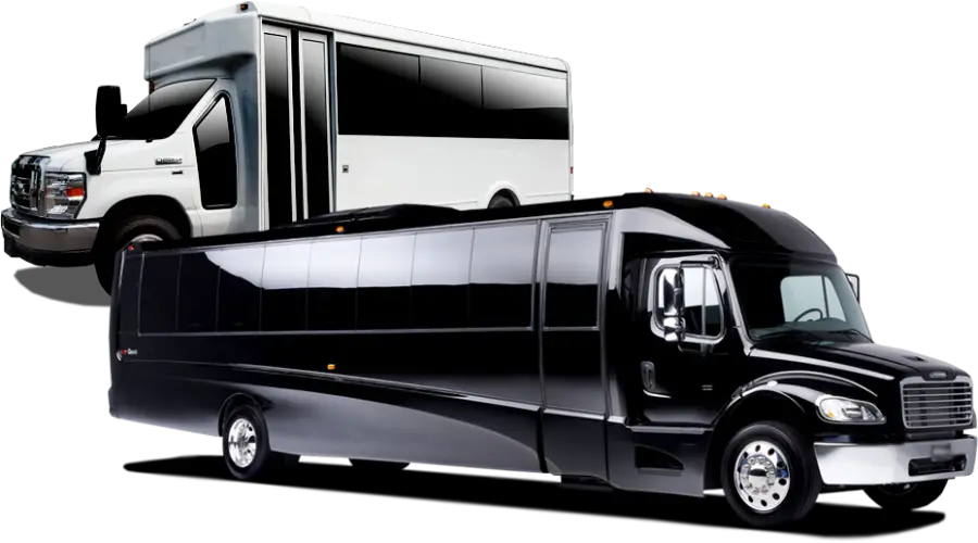 Limo Bus Inside Brooklyn